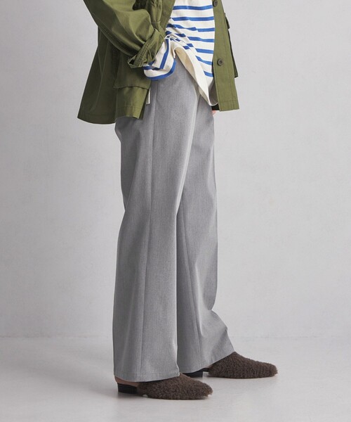 green label relaxing(グリーンレーベルリラクシング)の「【WEB限定】<at ease>オルマイ ワイド パンツ(その他パンツ・レディース・ベージュ/ブラック/グレー/その他1・SHORT/34/TALL/36/40/42/38)」の13枚目の写真