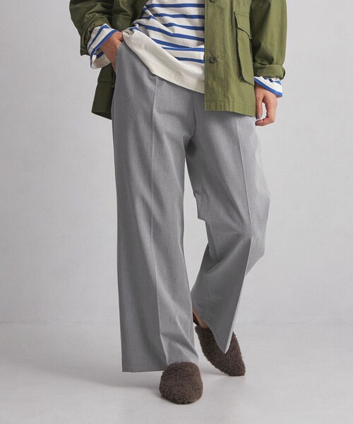 green label relaxing(グリーンレーベルリラクシング)の「【WEB限定】<at ease>オルマイ ワイド パンツ(その他パンツ・レディース・ベージュ/ブラック/グレー/その他1・SHORT/34/TALL/36/40/42/38)」の14枚目の写真