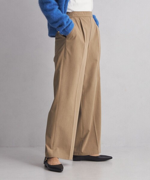 green label relaxing(グリーンレーベルリラクシング)の「【WEB限定】<at ease>オルマイ ワイド パンツ(その他パンツ・レディース・ベージュ/ブラック/グレー/その他1・SHORT/34/TALL/36/40/42/38)」の19枚目の写真