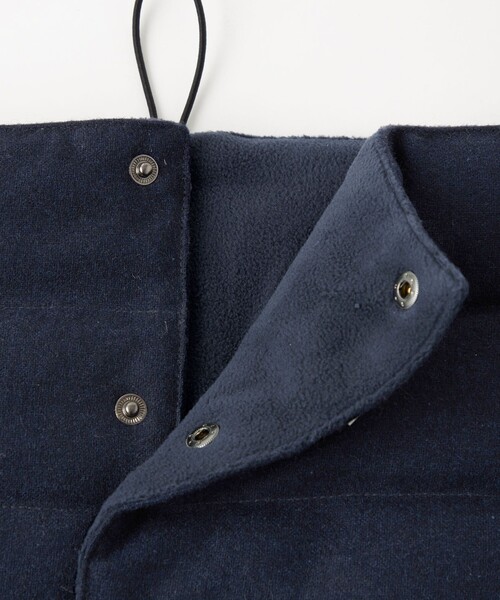 COBMASTER（コブマスター）の「【別注】＜COBMASTER×green label relaxing＞ダウン ネックゲイター（ネックウォーマー/スヌード・メンズ・ダークグレー/ネイビー・FREE）」の8枚目の写真