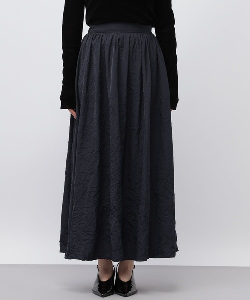 A part by（アパートバイ）の「ワッシャーボリュームスカート（スカート・レディース・ライトベージュ/ネイビー・FREE）」の13枚目の写真