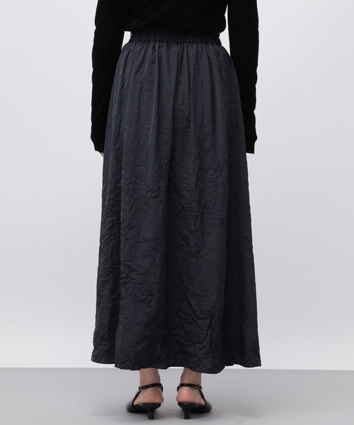 A part by（アパートバイ）の「ワッシャーボリュームスカート（スカート・レディース・ライトベージュ/ネイビー・FREE）」の15枚目の写真