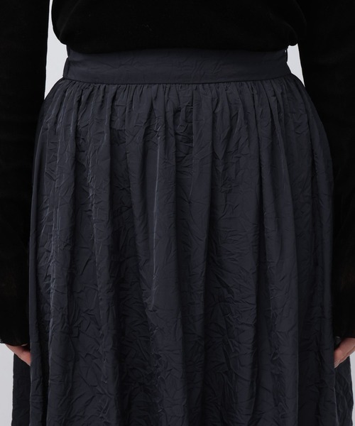 A part by（アパートバイ）の「ワッシャーボリュームスカート（スカート・レディース・ライトベージュ/ネイビー・FREE）」の16枚目の写真