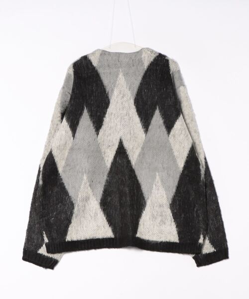 カーディガン HOUSTON / MOHAIR TOUCH CARDIGAN (DAIAMOND)ダイア柄 モヘアタッチ 起毛 ニット カーディガン 楽天市場】HOUSTON ヒューストン モヘアタッチカーディガン