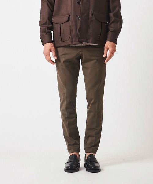 junhashimoto(ジュンハシモト)の「LIGHT WARM EASY TUCK(チノパンツ・メンズ・カーキ・3/4/5)」の2枚目の写真