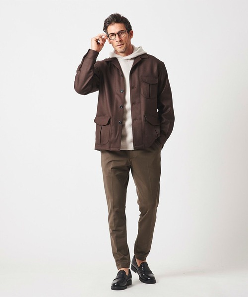 junhashimoto(ジュンハシモト)の「LIGHT WARM EASY TUCK(チノパンツ・メンズ・カーキ・3/4/5)」の5枚目の写真