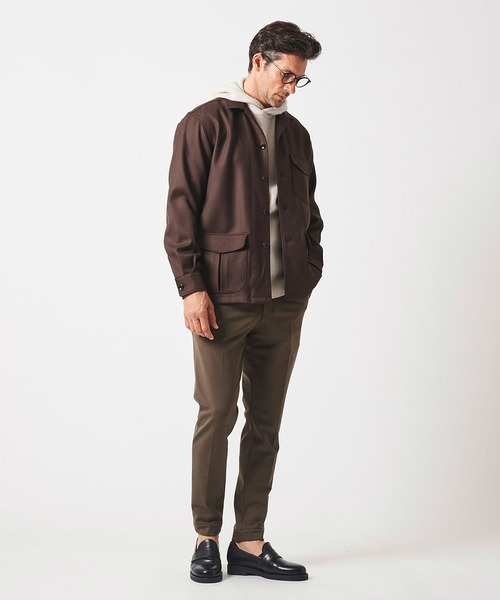 junhashimoto(ジュンハシモト)の「LIGHT WARM EASY TUCK(チノパンツ・メンズ・カーキ・3/4/5)」の6枚目の写真