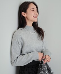 SHOO・LA・RUE | 【高レビュー/洗える】ちくちくしにくい なめらかハイネックニット(ニット/セーター)