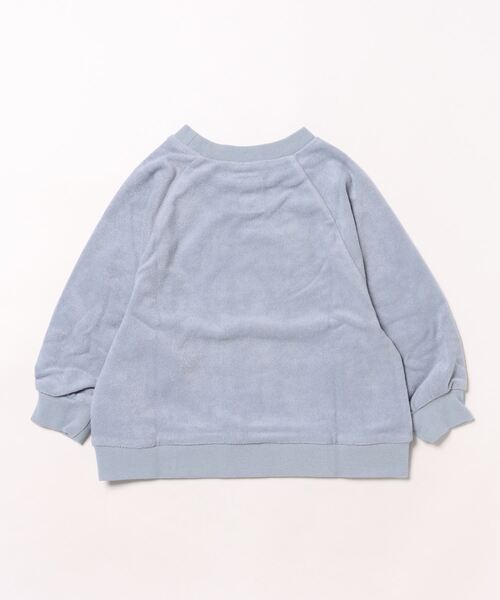 Catchup(ケチャップ)の「【Catchup】パイルプルオーバー(Tシャツ/カットソー・キッズ・オフホワイト/サックスブルー/ネイビー・90㎝/100㎝/110㎝/120㎝/130㎝/140㎝/150cm)」の8枚目の写真