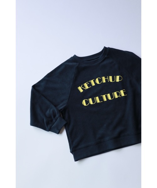 Catchup(ケチャップ)の「【Catchup】パイルプルオーバー(Tシャツ/カットソー・キッズ・オフホワイト/サックスブルー/ネイビー・90㎝/100㎝/110㎝/120㎝/130㎝/140㎝/150cm)」の1枚目の写真