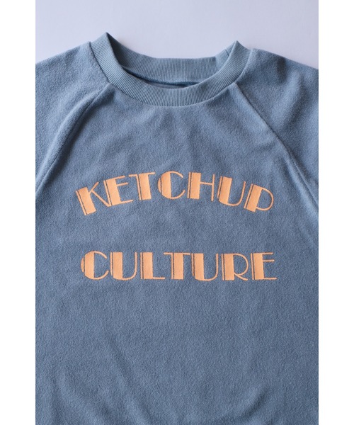 Catchup(ケチャップ)の「【Catchup】パイルプルオーバー(Tシャツ/カットソー・キッズ・オフホワイト/サックスブルー/ネイビー・90㎝/100㎝/110㎝/120㎝/130㎝/140㎝/150cm)」の3枚目の写真