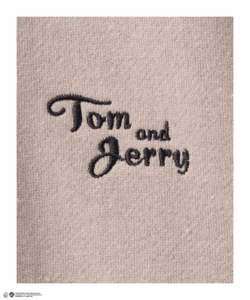 別注限定展開】「トムとジェリー（Tom and Jerry）」サガラ刺繍裏起毛