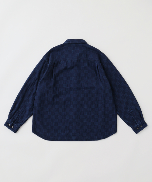 EDIFICE(エディフィス)の「tatamass WIDE SH DAMIER(シャツ/ブラウス・メンズ・ネイビー/ブルー・LARGE/MEDIUM)」の3枚目の写真