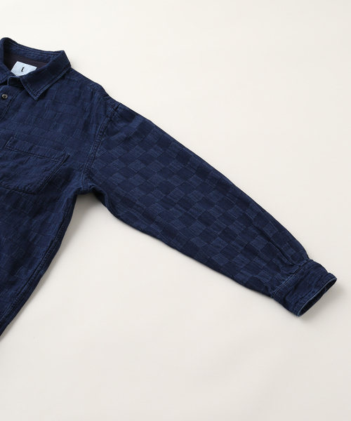 EDIFICE(エディフィス)の「tatamass WIDE SH DAMIER(シャツ/ブラウス・メンズ・ネイビー/ブルー・LARGE/MEDIUM)」の5枚目の写真