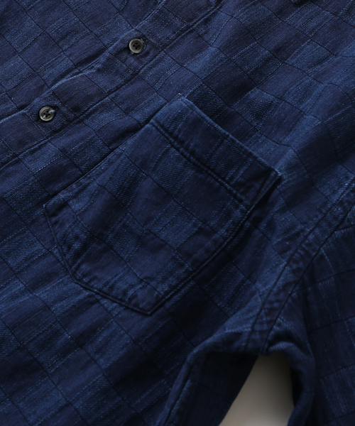 EDIFICE(エディフィス)の「tatamass WIDE SH DAMIER(シャツ/ブラウス・メンズ・ネイビー/ブルー・LARGE/MEDIUM)」の7枚目の写真