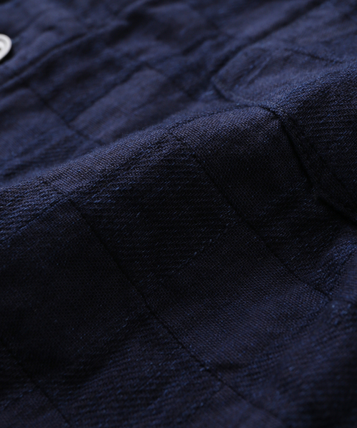 EDIFICE(エディフィス)の「tatamass WIDE SH DAMIER(シャツ/ブラウス・メンズ・ネイビー/ブルー・LARGE/MEDIUM)」の8枚目の写真