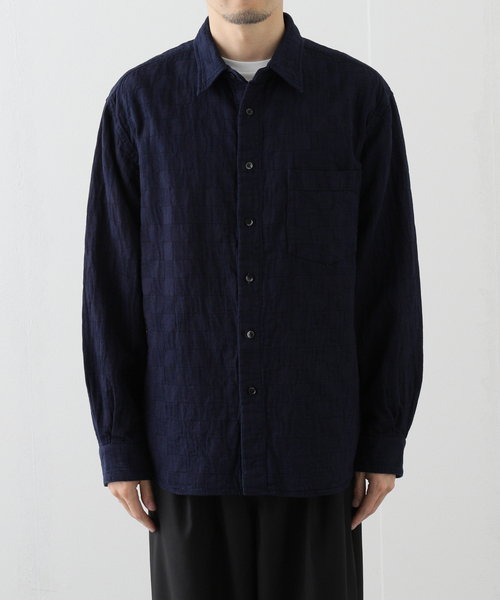 EDIFICE(エディフィス)の「tatamass WIDE SH DAMIER(シャツ/ブラウス・メンズ・ネイビー/ブルー・LARGE/MEDIUM)」の10枚目の写真