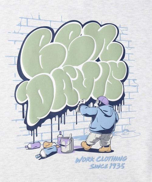 BEN DAVIS（ベンデイビス）の「【BEN DAVIS】別注 バックプリントスウェット（スウェット・メンズ・ブラック/ホワイト・M/L/XL）」の5枚目の写真