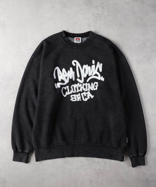 BEN DAVIS（ベンデイビス）の「【BEN DAVIS】別注 バックプリントスウェット（スウェット・メンズ・ブラック/ホワイト・M/L/XL）」の13枚目の写真