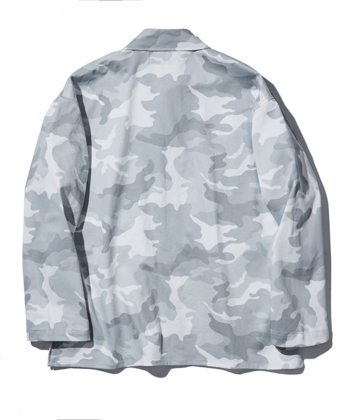 ACANTHUS(アカンサス)の「ACANTHUS:Military Shirt Jacket(ミリタリージャケット・メンズ・ホワイト/ブラック・S/M/L/XL)」の19枚目の写真