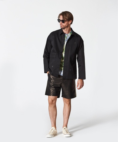 ACANTHUS(アカンサス)の「ACANTHUS:Military Shirt Jacket(ミリタリージャケット・メンズ・ホワイト/ブラック・S/M/L/XL)」の16枚目の写真