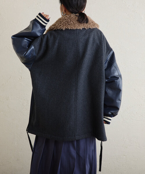 【etsinta/エシンタ】20thリメイク3wayスタジャンオーバーコート etsinta（エシンタ）の「【etsinta/エシンタ】20thリメイク3way