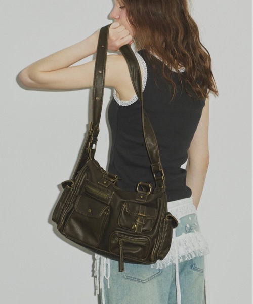 セール】2WAYヴィンテージアウトポケットボストンバッグ（ボストン