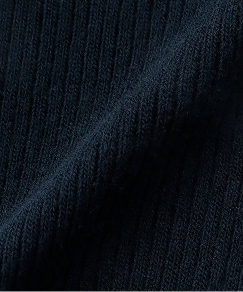 LOVETOXIC(ラブトキシック)の「【卒服】【セレモニー】ワンポイント刺しゅうリブハイソックス(ソックス/靴下・キッズ・ブラック/オフホワイト/ネイビー・23-25cm)」の6枚目の写真