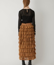 crinkle crinkle crinkle フリルティアードスカート　シルク crinkle crinkle crinkle（クリンクルクリンクルクリンクル）の