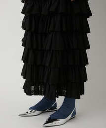 crinkle crinkle crinkle フリルティアードスカート　シルク Spick & Span（スピックアンドスパン）の「【crinkle crinkle