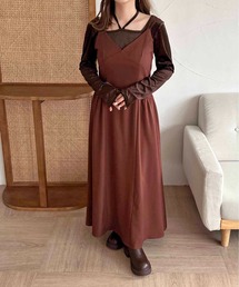 【apres jour clair】ダブルストラップキャミワンピース【ZOZOTOWN限定アイテム】