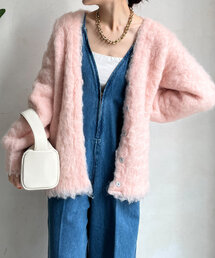 DouDou | シャギーニットカーディガン(カーディガン/ボレロ)