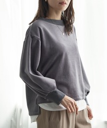 ikka | ベロアコールフェイクプルオーバー(Tシャツ/カットソー)