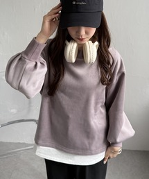 ikka | ベロアコールフェイクプルオーバー(Tシャツ/カットソー)
