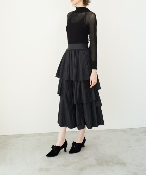 Launa lea(ラウナレア)の「7cmリボンベルベットブーティー(0585)(ブーツ・レディース・ブラック系その他/ネイビー系/グレー系その他/アッシュブラウン・24.5cm/24.0cm/23.5cm/23.0cm/22.5cm/22.0cm/25.0cm)」の13枚目の写真