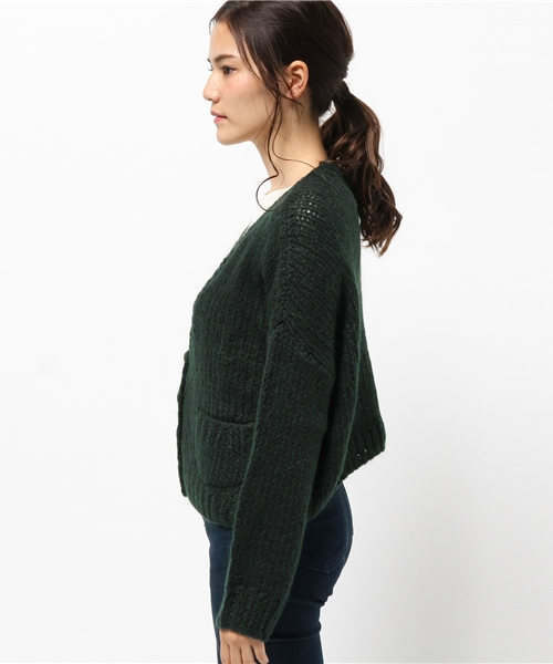 OUTLET(アウトレット)の「【Sheta】モヘアカーディガン(カーディガン/ボレロ・レディース・ベージュ/グリーン・FREE)」の8枚目の写真