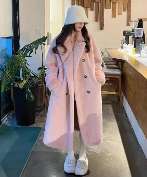 オーバーサイズ モヘア taste チェスターコート y2k 短丈 ブルゾン セール】もこもこ オーバーサイズ 中綿チェスターコート（チェスター