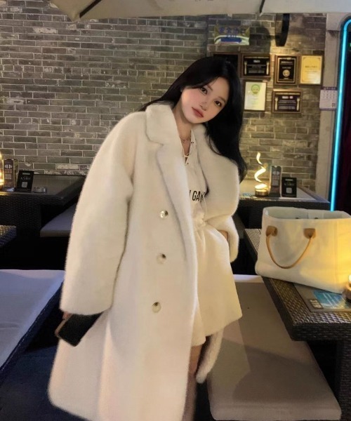 セール】もこもこ オーバーサイズ 中綿チェスターコート（チェスター