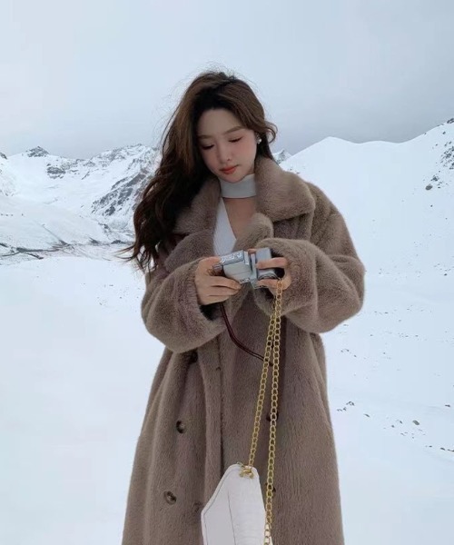 セール】もこもこ オーバーサイズ 中綿チェスターコート（チェスター