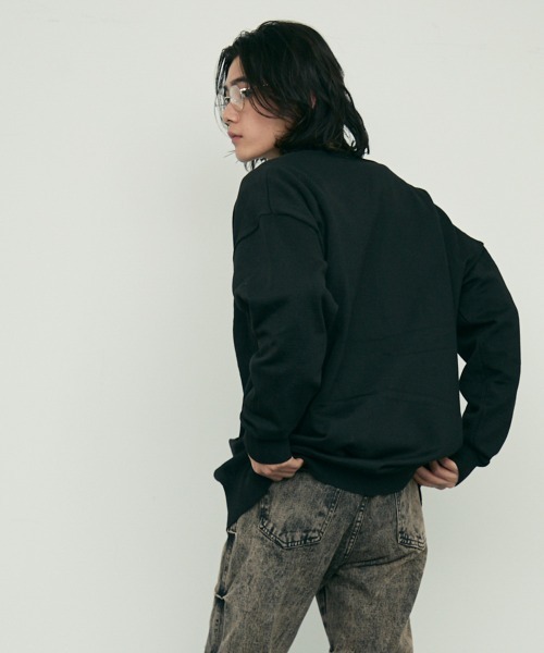 Shoowtime(ショウタイム)の「big silhouette knit loose cardigan / ビッグシルエットニットルーズカーディガン(カーディガン/ボレロ・メンズ・ブラウン/ブラック/グレー・MEDIUM/LARGE/X-LARGE)」の14枚目の写真