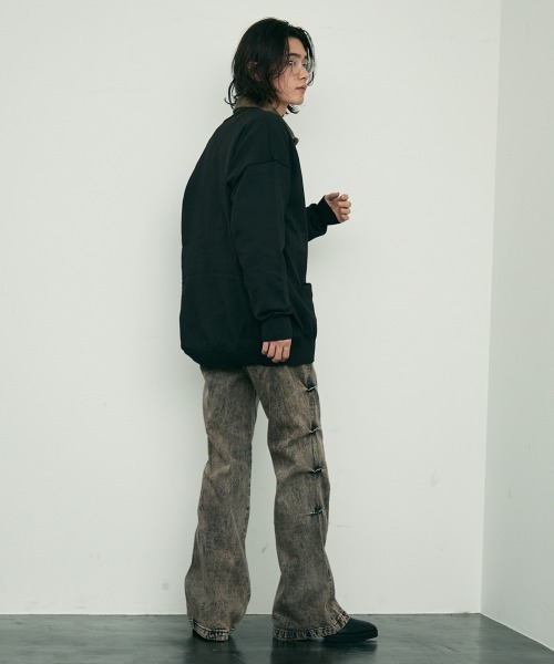 Shoowtime(ショウタイム)の「big silhouette knit loose cardigan / ビッグシルエットニットルーズカーディガン(カーディガン/ボレロ・メンズ・ブラウン/ブラック/グレー・MEDIUM/LARGE/X-LARGE)」の20枚目の写真