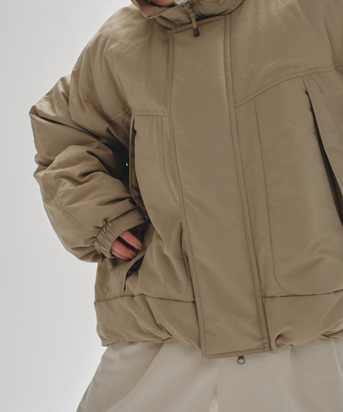 TODAYFUL(トゥデイフル)の「TODAYFUL Monster Down Jacket(ダウンジャケット/コート・レディース・カーキブラウン/ブラック・36/38)」の14枚目の写真