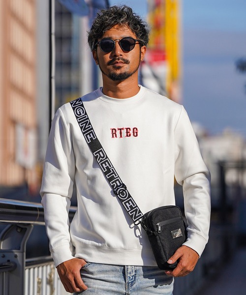 adamsJUGGLER(アダムスジャグラー)の「RTEGネオン&Rスウェットプル(スウェット・メンズ・ブラック/ホワイト・S/M/L/XL)」の15枚目の写真