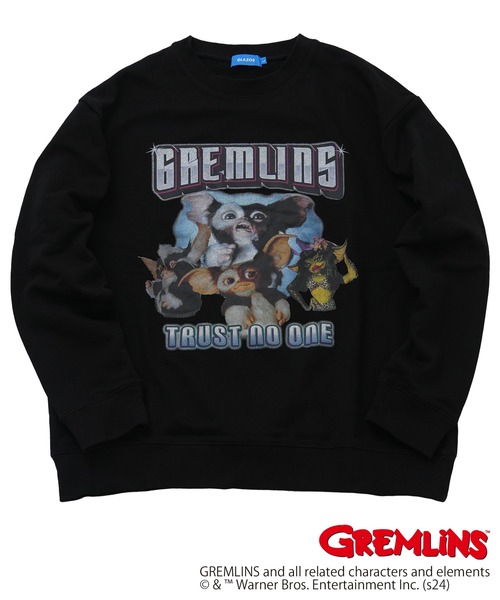 GLAZOS（グラソス）の「【大人向けサイズあり】【GREMLINS】モグワイ フロントプリントビッグトレーナー（スウェット・キッズ・ホワイト/ブラック・LL/L/M/S）」の15枚目の写真