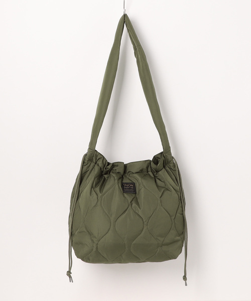 Ungrid（アングリッド）の「MILITARY DOWN SHOULDER BAG（ハンドバッグ・レディース・ベージュ/カーキ・FREE）」の2枚目の写真