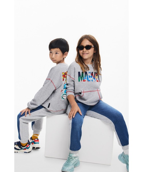 Desigual(デシグアル)の「マーベルのスウェット(スウェット・キッズ・ブラック・XS/S/M/L/XL/XXL)」の4枚目の写真