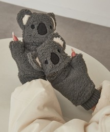 【SETUP7】アニマルFACEアームフード 裏ボア2WAY手袋 WINGI