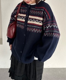 kutir | 2wayノルディックレースカーディガンニット(カーディガン/ボレロ)