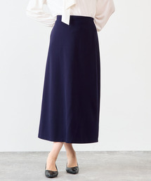 MELROSE claire | 【MELROSE CLAIRE noir】入卒園式・卒業式・入学式・お仕事にも困らない カットジョーゼットナロースカート(スカート)