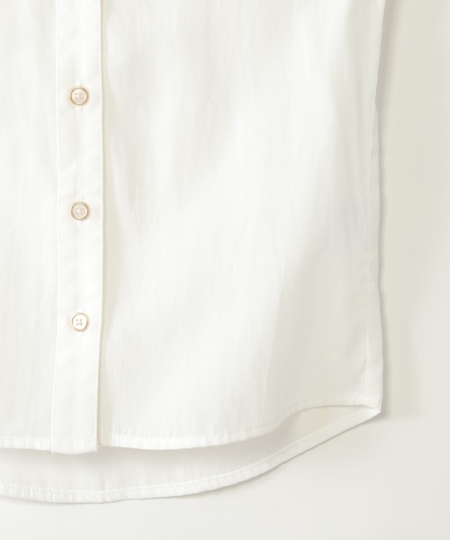 ikka（イッカ）の「襟袖フリルギャザーブラウス（120~160cm）（シャツ/ブラウス・キッズ・オフホワイト・120/130/140/150/160）」の4枚目の写真